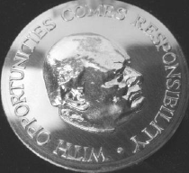 Winston Churchill Silver Medallion
